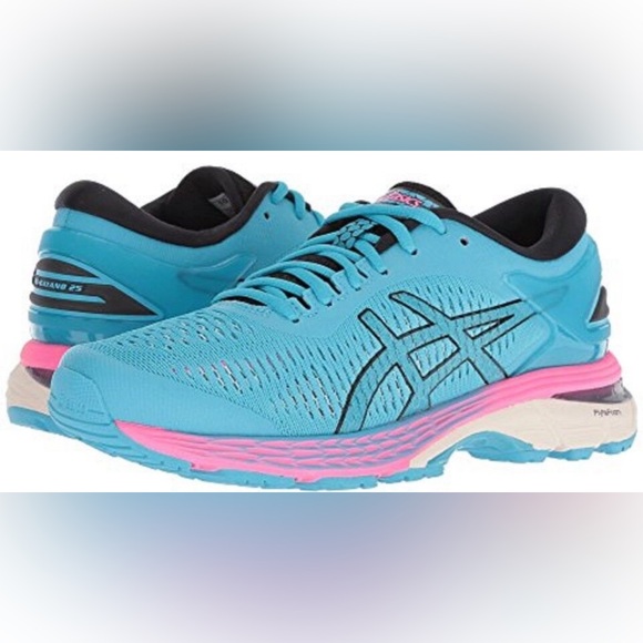 Asics Shoes - Asics Women's Kayano 25 Aquarium Running Sneakers Size 7 1012A026 MSRP $115